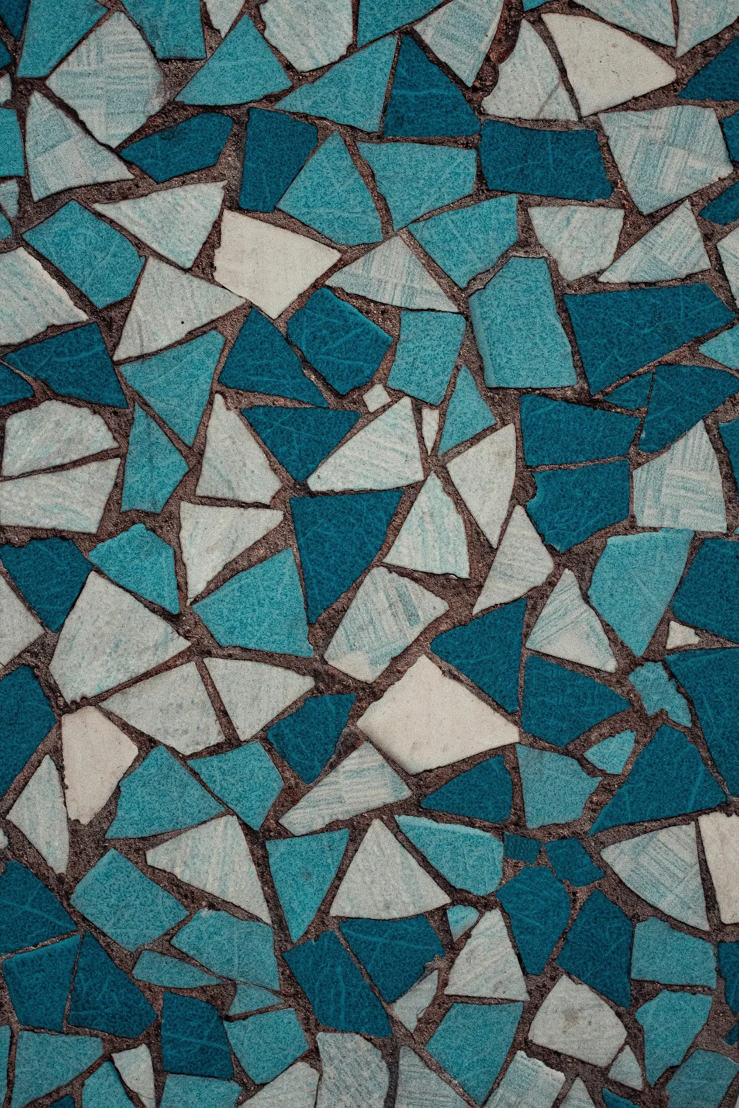 Nautical glass mosaic tile