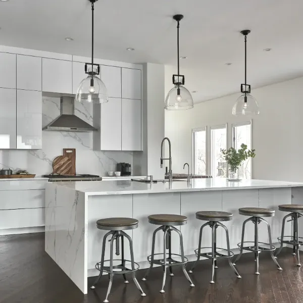 Contemporary White Kitchen in San Diego, CA