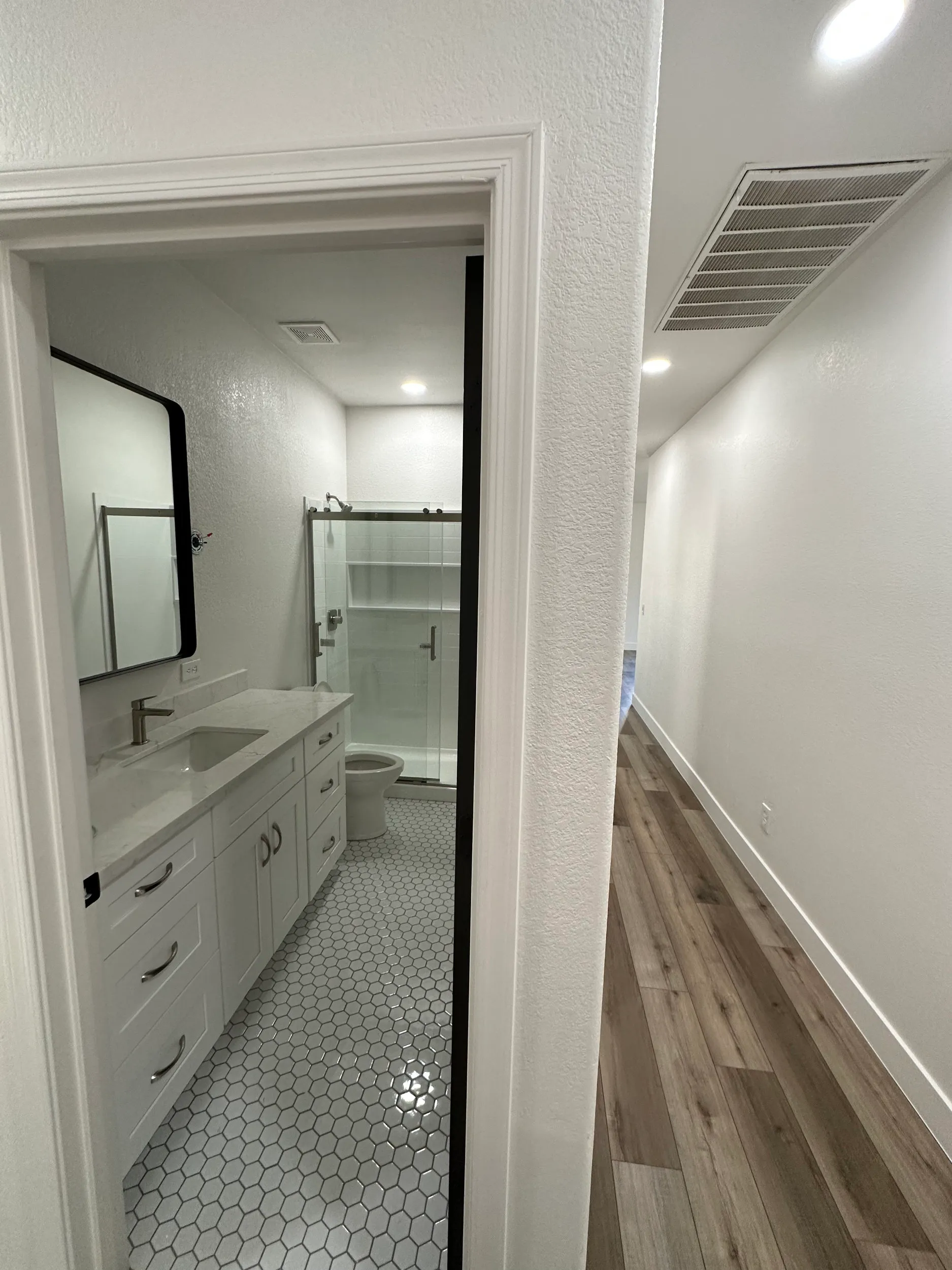 We also remodeled guest bathroom